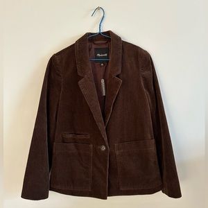 Madewell corduroy blazer